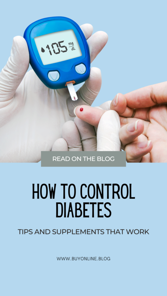 How to Control Diabetes